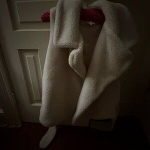 Sundays Cream Sherpa Vest